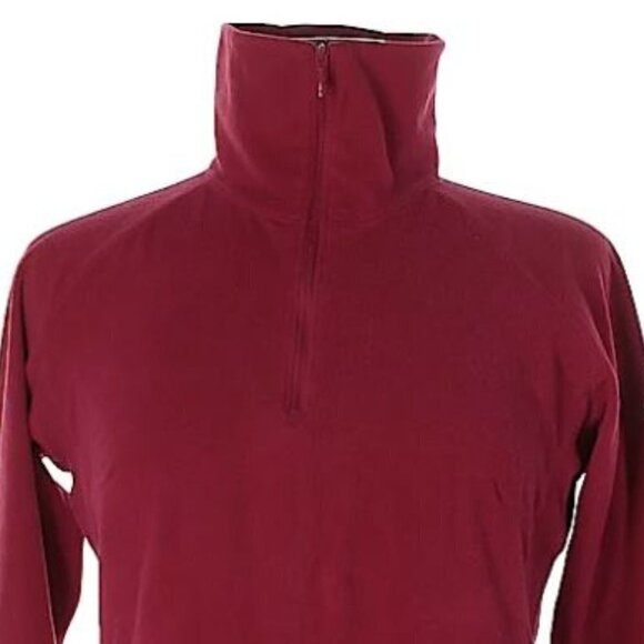 Columbia Quarter Zip Long Sleeve Fleece Pullover M - Picture 3 of 10